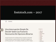 Tablet Screenshot of fontstock.com