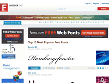 Tablet Screenshot of fontstock.net